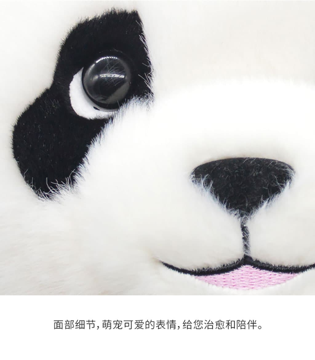 飞云熊猫与它的哑铃和竹子配件