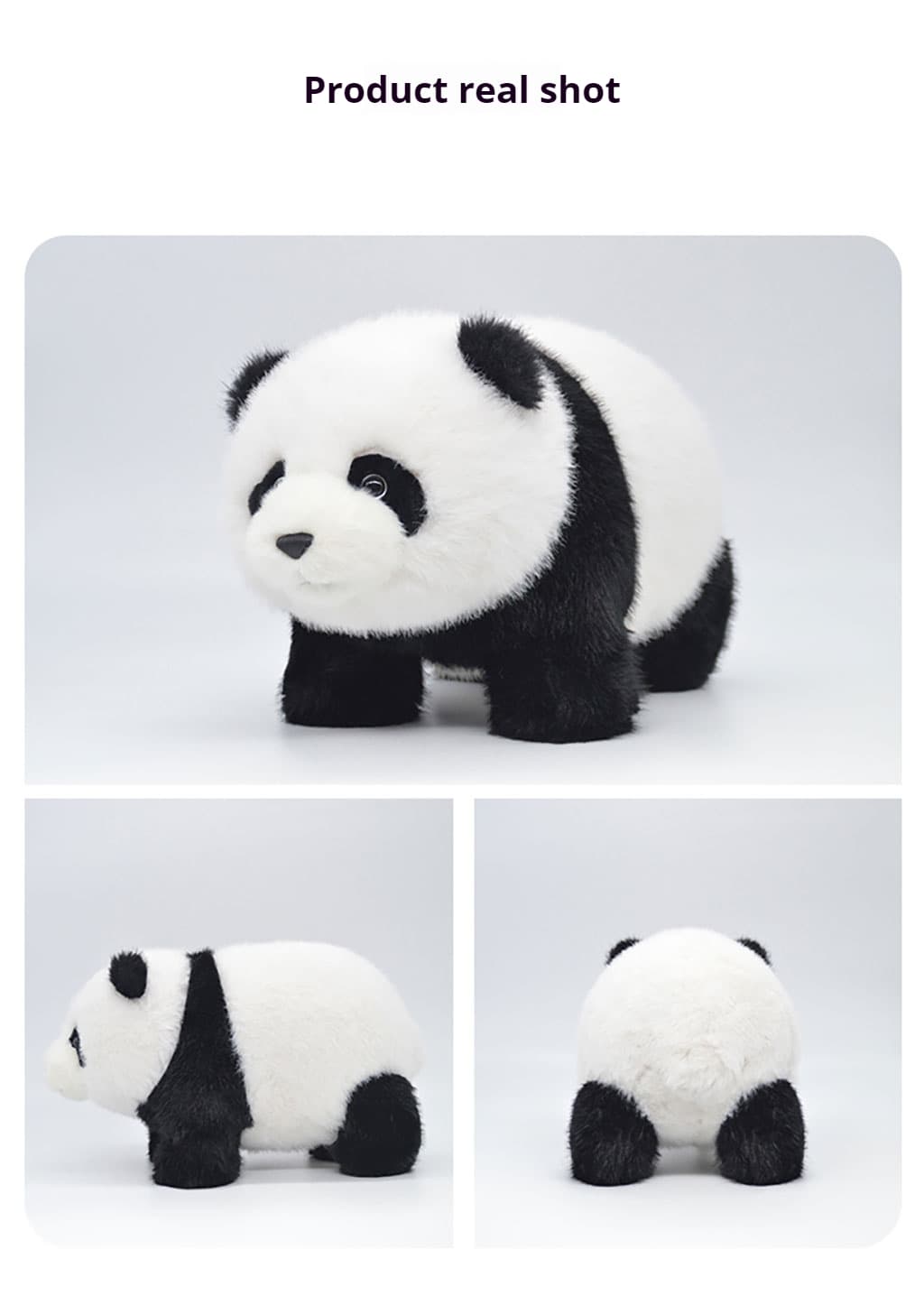 The Fortune Panda lying down, perfect for cuddling