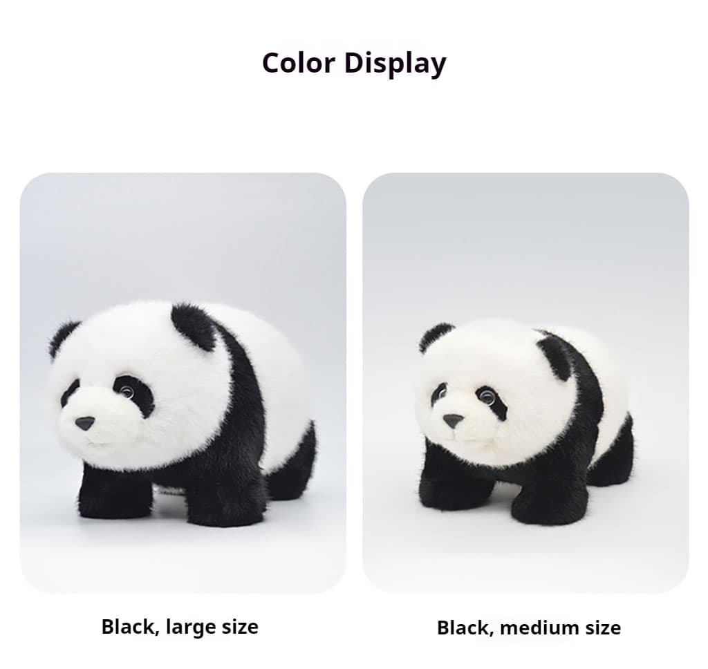 The three color variations of the Fortune Panda together