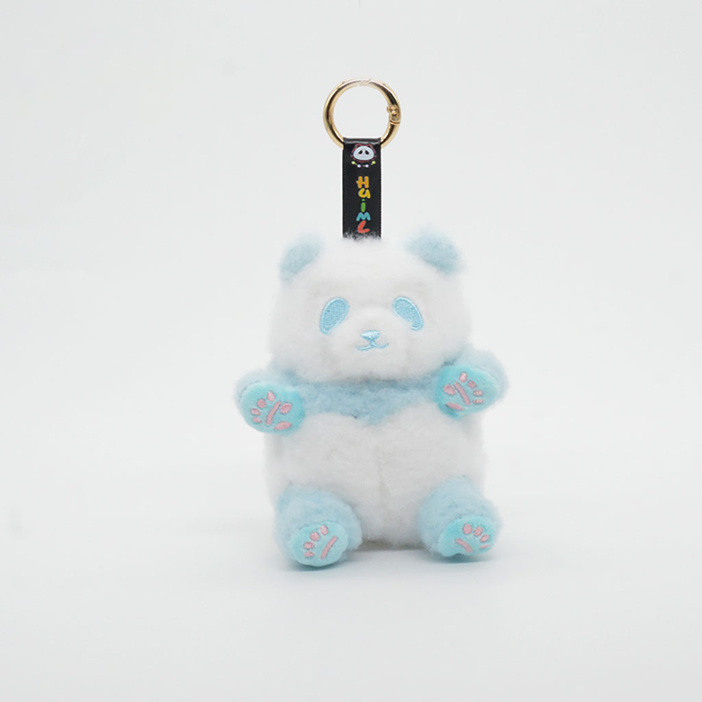 Weekday Panda Plush Keychain Set | 7 Colors for 7 Days of Cute (7-Piece Box Set)